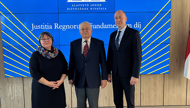 Justitia Regnorum Fundamentum Díj díjátadó ünnepség